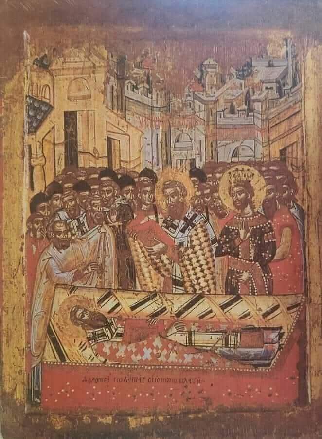 peravojchan's tweet photo. Упокојење Светог Саве

Ризница Пећке патријаршије

Србија
☦️🇷🇸 https://t.co/aWVrzFChtA