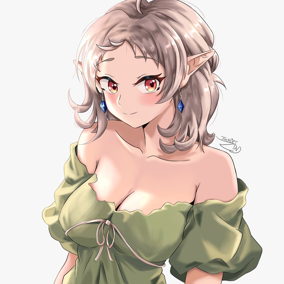 jackster5678's tweet photo. Another sylphy drawing :3 💚

#MushokuTensei  #Sylphiette #無職転生 https://t.co/eJFHXFA3XX
