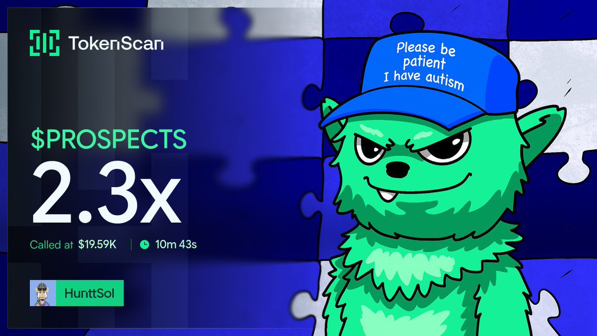 HuntSol11's tweet photo. 2.3x profit secured on $prospects

Ca> s97p5YcjUe3NStidWPXDzqq1gV2d5WqcVg1cAqmz5n7 https://t.co/eoeMs2A0Wk
