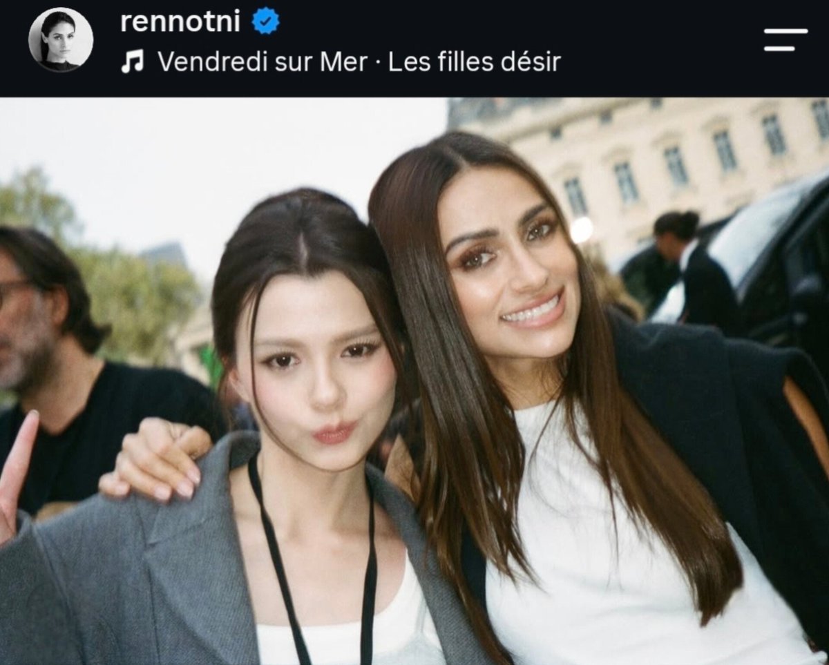 centralfb_br's tweet photo. Awwwn a Renata Notni postou uma foto com a Becky no IG 🫶🏻

#LeDefileLOrealParis2026xBecky
#beckysangels https://t.co/Pb8qukIiep