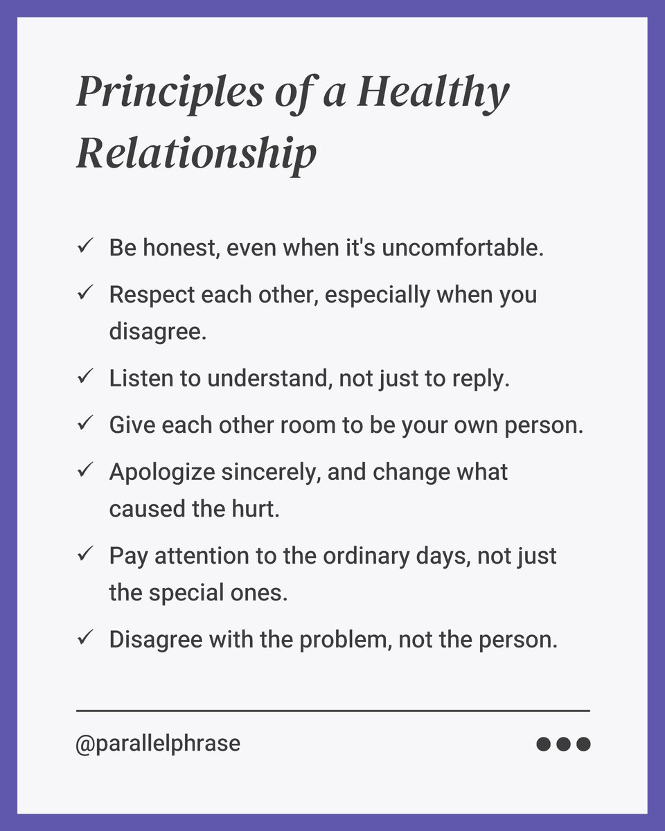 parallelphrase's tweet photo. True emotional intimacy thrives on mutual respect, honest communication, and a willingness to navigate challenges as a team rather than opponents. Building a strong bond requires patience and intentional effort every single day.

#RelationshipGoals
#HealthyRelationships https://t.co/MJoli42ut1