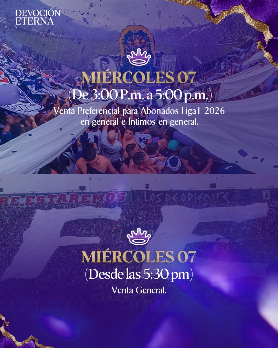 ClubALoficial's tweet photo. 𝐂𝐫𝐨𝐧𝐨𝐠𝐫𝐚𝐦𝐚 𝐝𝐞 𝐯𝐞𝐧𝐭𝐚. ✍🏾

Se viene un nuevo Combo Blanquiazul. 🟣

Toma nota. ✅ https://t.co/x0yPMvgchq