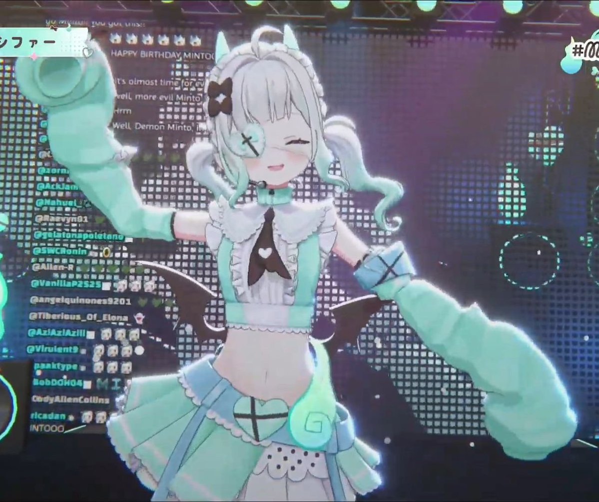 CipherGlyphs's tweet photo. What a delightfully demonic concert 😈
#MintoDemon3D https://t.co/lQEKcZ4uhF