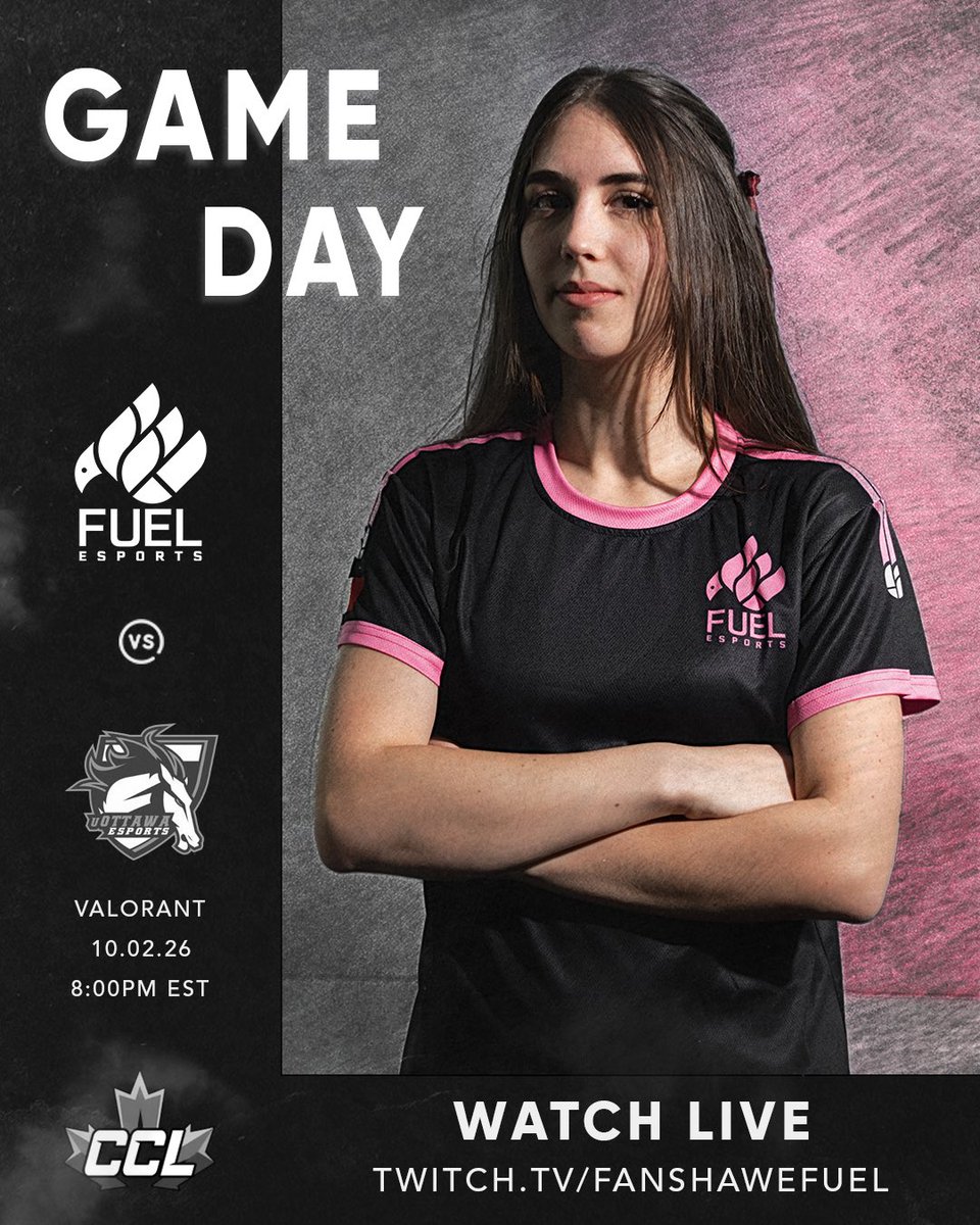FanshaweFuel's tweet photo. WE’RE SO BACK (on twitch)

⏰ 8:00pm EST
⚔️ @uOttawaEsports 
🎥 https://t.co/cS2OgWFvrR https://t.co/rpzdXTuRlr