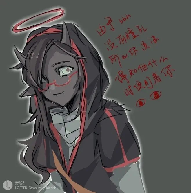 quitmii323's tweet photo. 两个脑洞，我的字太丑了不知道能不能看懂sos
大概是→
1 因为bbh没有瞳孔所以你不知道他什么时候盯着你，感觉像恶魔一样特别帅
2 skp向bbh道歉的时候总说“my bad（我的错）”，但是也可以理解为“我的bad”
#badboyhalo #skeppy #skephalo https://t.co/7cZTQgz7JK