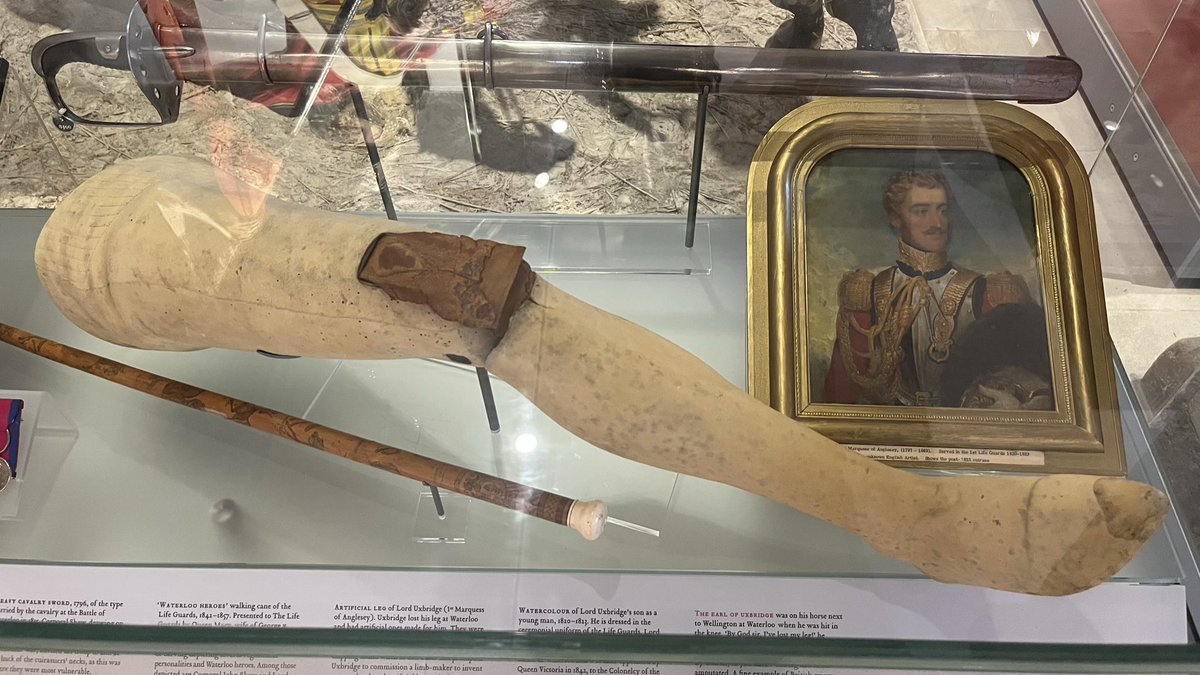 cpjcr's tweet photo. @holland_tom Theyve got his false leg in the household cavalry museum https://t.co/omNb0onhoT