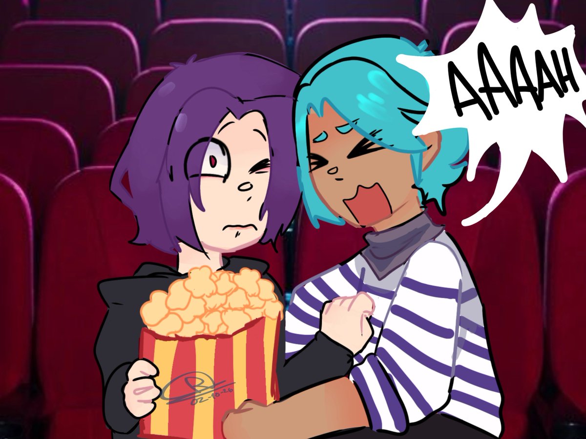 d4ni11L's tweet photo. Dibujito rápido porq no tenía tantas ganas de dibujar y no tenía ideas 
 (sin presupuesto para el fondo) 

#fnafhstober2026 #BxB #Fnafhs #art https://t.co/vYCBAmW0vQ