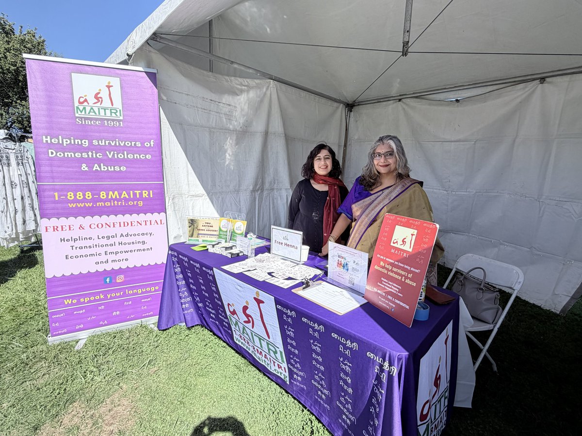 maitribayarea's tweet photo. On Sunday, September 27, Maitri volunteers joined the India Heritage Fair- Purab Fest, a vibrant celebration of Culture, Cuisine, Crafts, Community &amp; Cause at Memorial Park, Cupertino.
Thank you to everyone who stopped by and made the day special! https://t.co/bRmbpO9I04