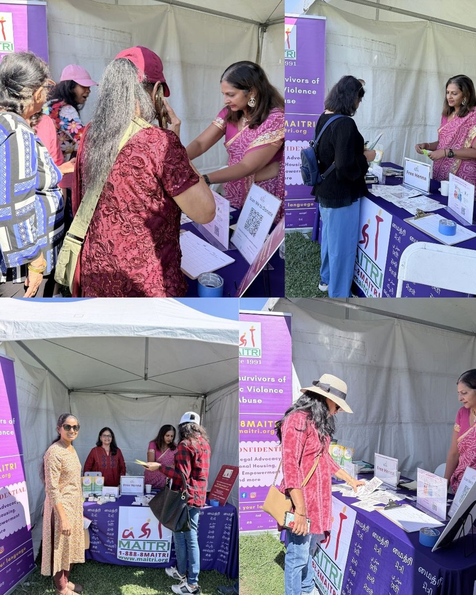 maitribayarea's tweet photo. On Sunday, September 27, Maitri volunteers joined the India Heritage Fair- Purab Fest, a vibrant celebration of Culture, Cuisine, Crafts, Community &amp; Cause at Memorial Park, Cupertino.
Thank you to everyone who stopped by and made the day special! https://t.co/bRmbpO9I04