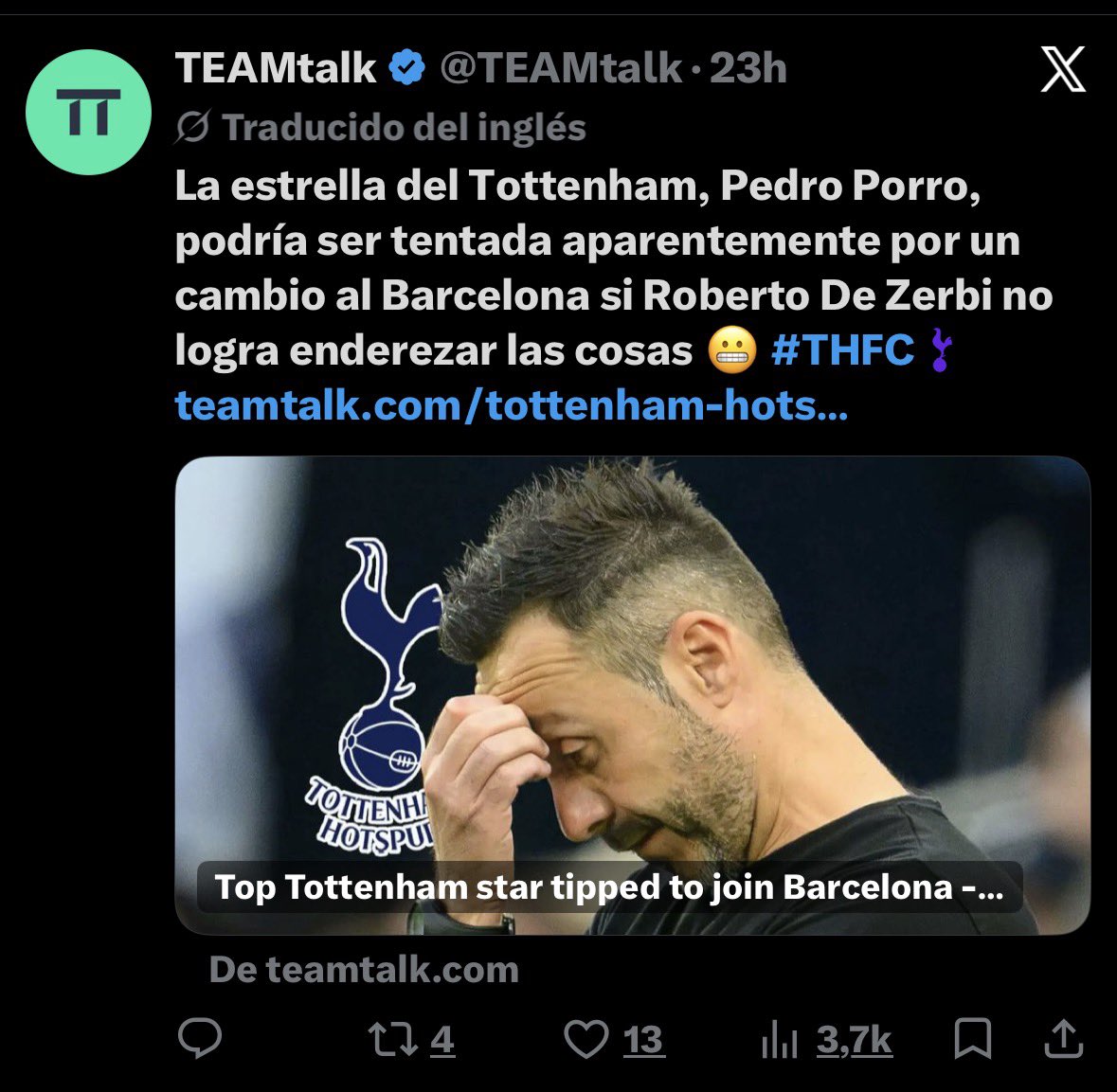 ThierryEnric14's tweet photo. Estos días, supuestamente algunos medios se están haciendo eco de la noticia, y luego está ‘Juan Jesús IA’, que recopila información y la copia sin dar mención, y digo IA, porque ni siquiera contesta…🧐 https://t.co/qyd8RsDxTz