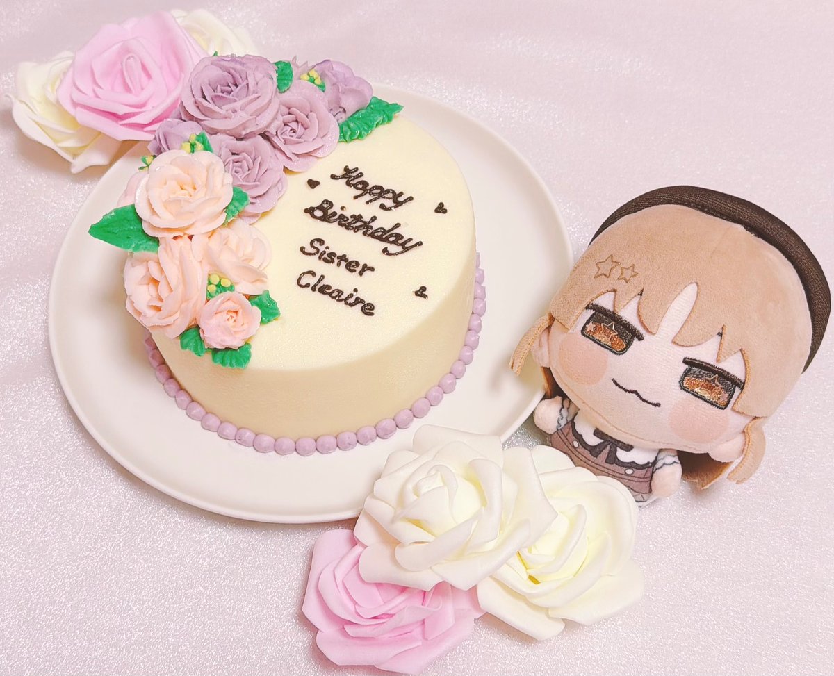 kk0w0p0's tweet photo. お誕生日おめでとう🎂🎉
今年は少し早めだったけど直接お祝いできて嬉しかった✨
素敵な１年になりますように、心を込めて。

#シスター・クレアのお誕生日2026 https://t.co/SWQuqJBvSn