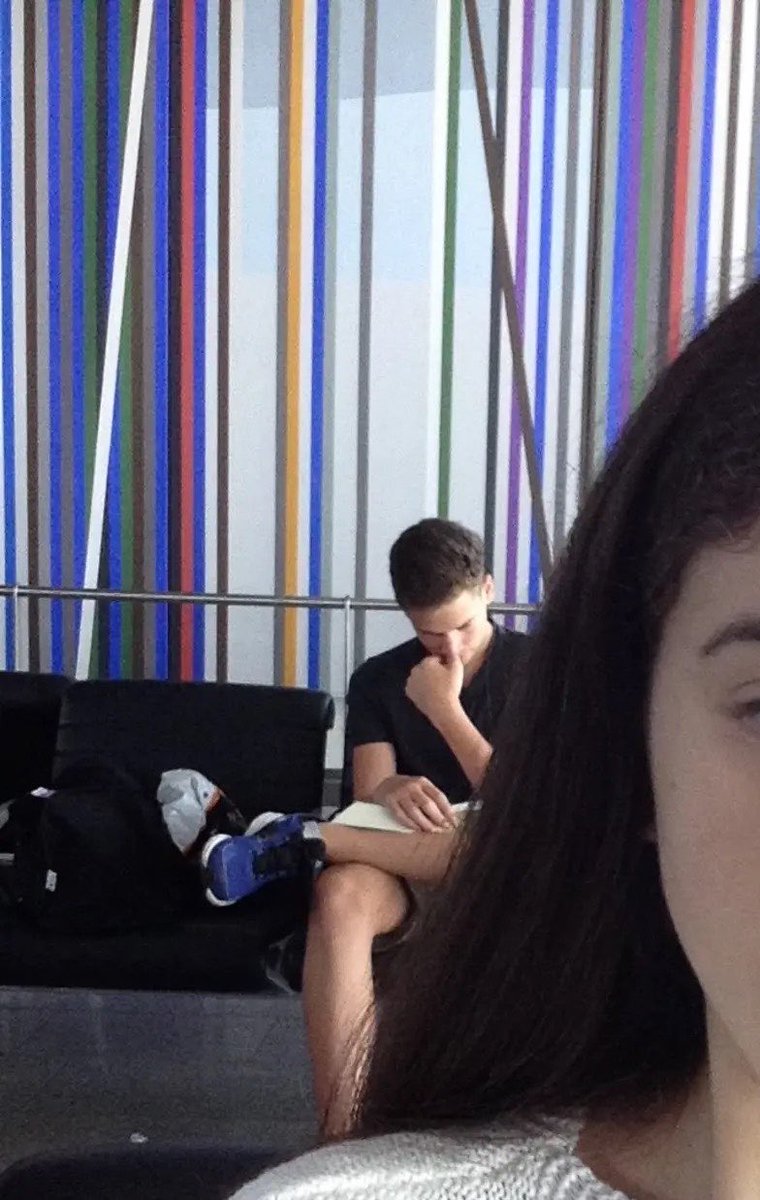 shycholia's tweet photo. whoever this guy is i took a picture of in 2015 Helsinki airport — i still love you https://t.co/lTH7rtAPKQ