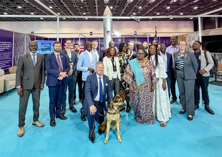 CommerceinSpace's tweet photo. @CommerceinSpace's advocacy at #ASPEX2026 helped secure wins for U.S. commercial space in Africa - laying the groundwork for American space partnerships across the continent.
Read a recap of our engagement at the event:
https://t.co/0kK3Cp2X5o
#SpaceEconomy #SpaceDiplomacy https://t.co/yJLKo4ovEP