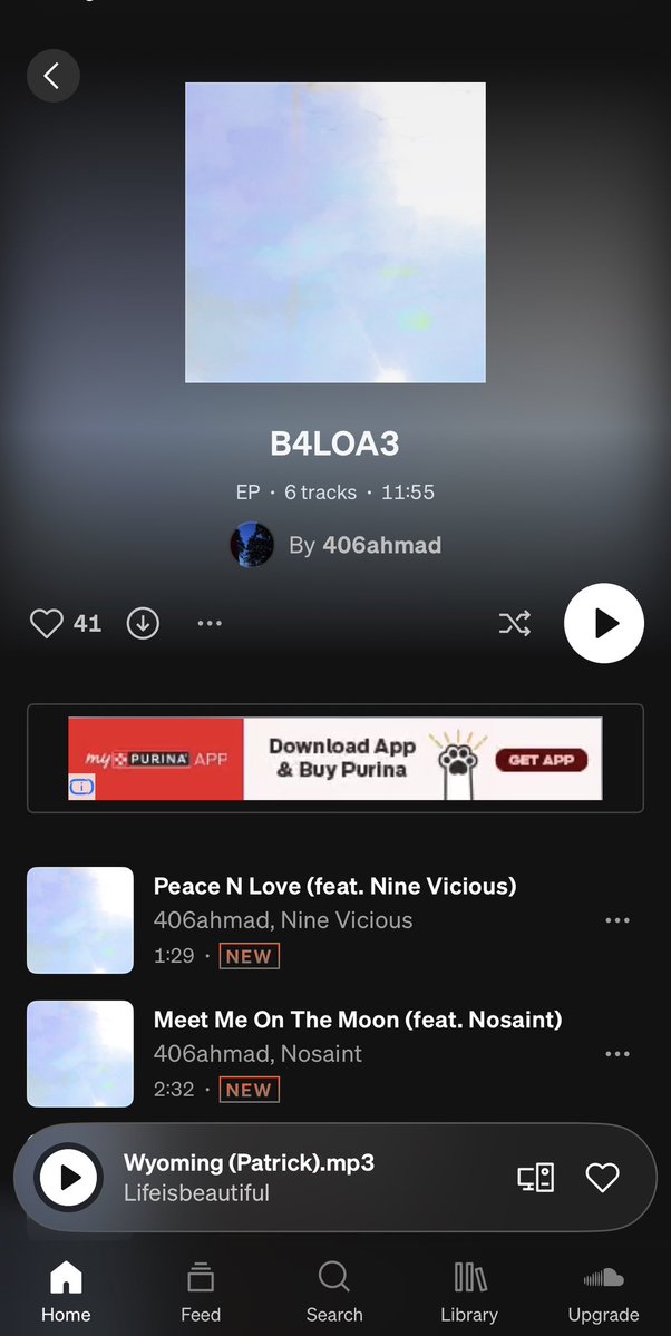 rottedarchive's tweet photo. B4 LIFE OF AHMAD 3 IS OUT NOW VIA SOUNDCLOUD https://t.co/KQYFsZvcjX