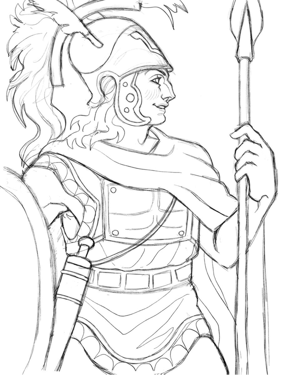 taurotokos's tweet photo. sketch for #rometober2026 day 2 favorite era (republican). i will color it later ^-^ https://t.co/JVpvGl2cnO