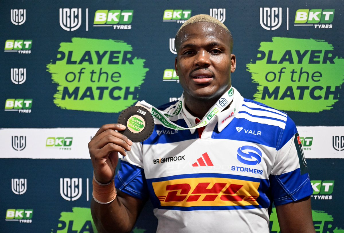 THESTORMERS's tweet photo. The @Vodacom #URC Man of the Match in Edinburgh was our guy @Hacjivah. #EDIvSTO @Vodacom #URC #inittogether https://t.co/2mE8LNpNaD