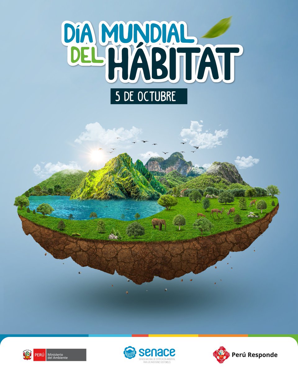 SenacePeru's tweet photo. En el Día Mundial del Hábitat, el Senace destaca su rol en la evaluación de proyectos de inversión que contribuyen a un desarrollo urbano ordenado, sostenible y respetuoso del entorno ambiental. 🌱🏡💚
#DíaMundialDelHábitat #Senace #DesarrolloSostenible https://t.co/Eex5Q3E24Y