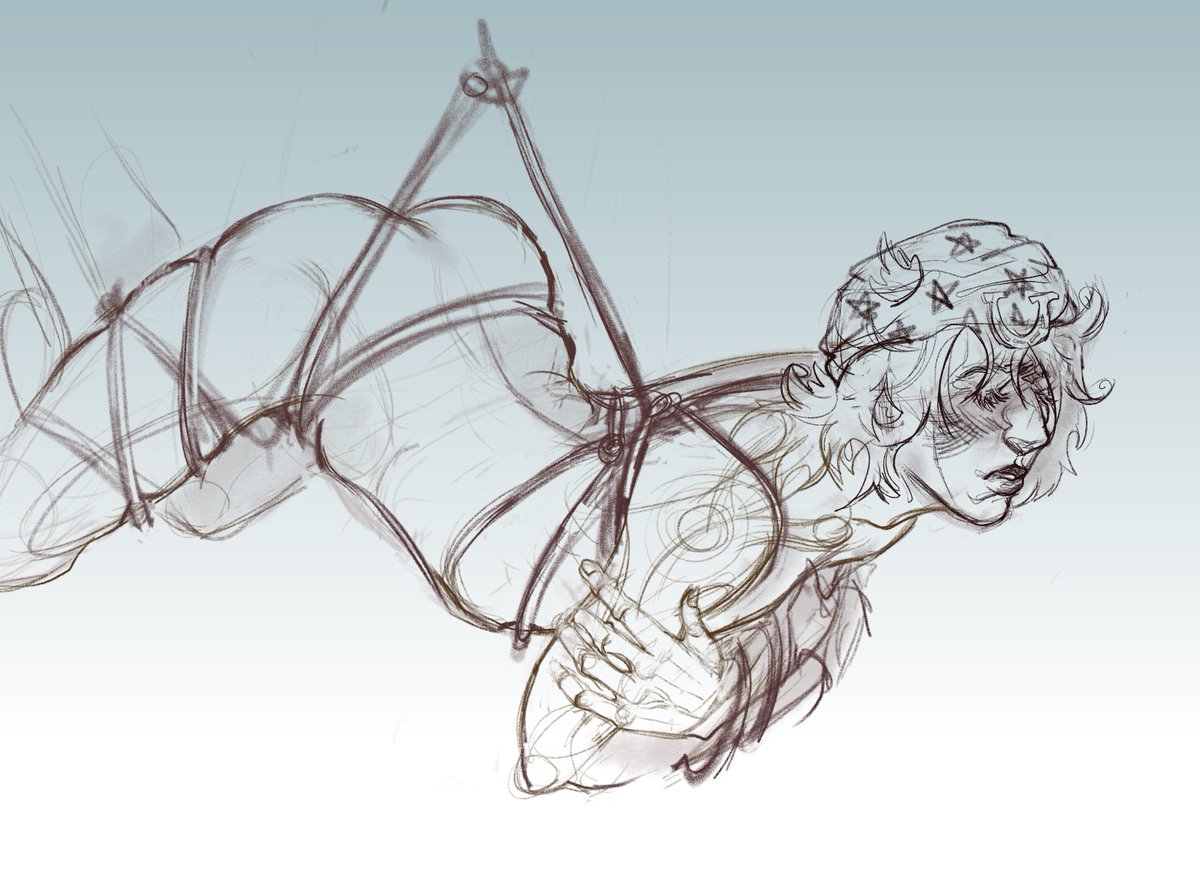 camel3e2e's tweet photo. #kinktober2026 #steelballrun
day 3, suspension bondage https://t.co/UwpyABJUx9