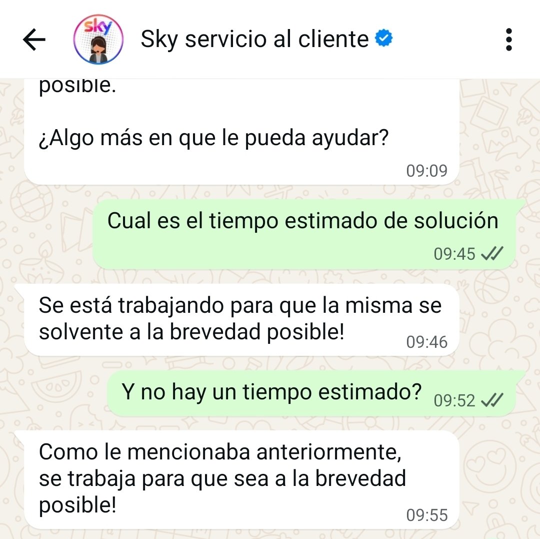 LuiRod82's tweet photo. @skymexico hasta cuando estaremos sin servicio de sky+? "A la brevedad posible" no es una respuesta adecuada https://t.co/HapeJz5o5H