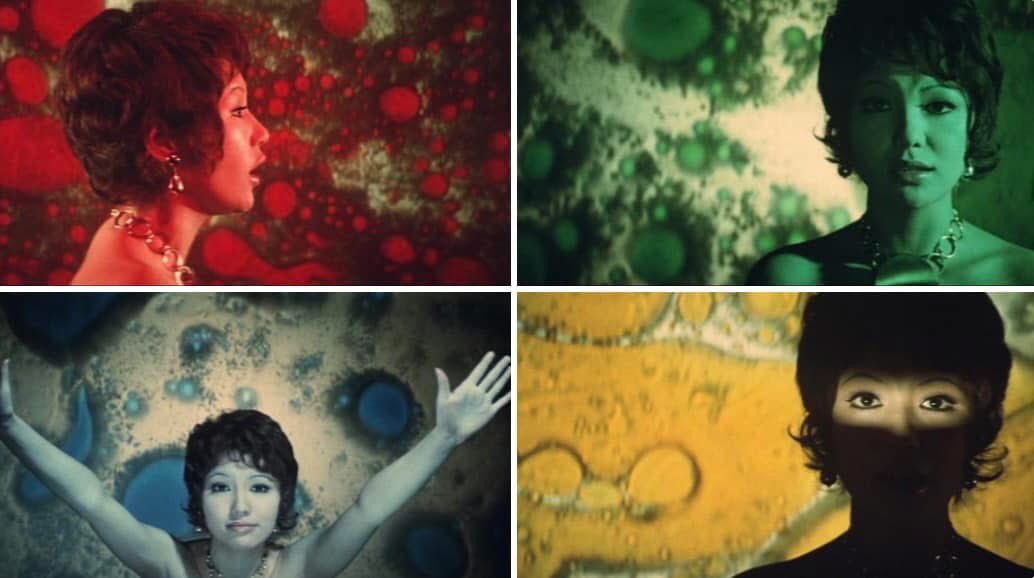 Danzilla93_GNP's tweet photo. The many faces of Keiko Mari in the opening credits of Yoshimitsu Banno’s GODZILLA VS. HEDORAH (1971).

Pure psychedelic goodness. https://t.co/PPtDr80veq