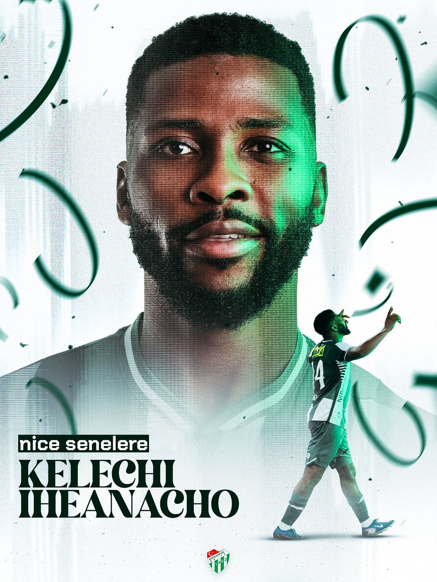 BursasporSk's tweet photo. Bugün futbolcumuz Kelechi Iheanacho’nun doğum günü!

🎉 Nice Senelere Kelechi! https://t.co/gBwgwwKUJj