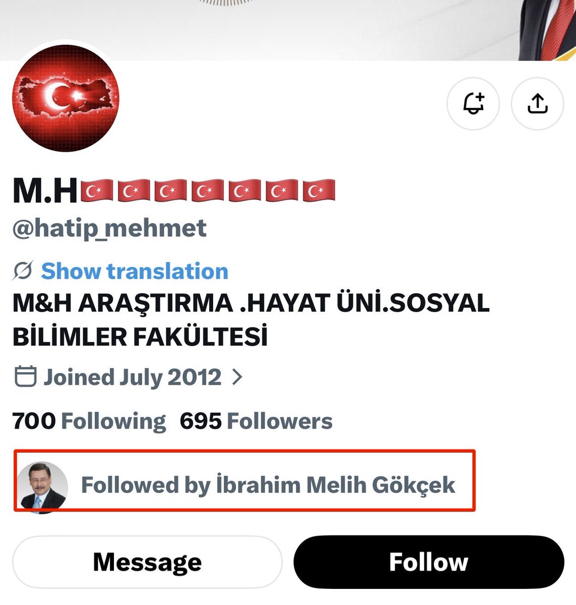 HAL1SMKA's tweet photo. @hatip_mehmet Bana trol diyen bozuk tohum fetöcü müridi, önce fetönğn kucağından in 
#BasBloğuÇekSifonu https://t.co/0okMFD6gS8