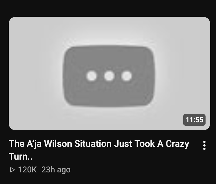 RADeMita's tweet photo. this has never happened before.. somehow my thumbnail got banned on THIS video. had over 100k views in a couple hours and then suddenly the views TANKED lmfao. wonder why? https://t.co/8Qycp7yc4x