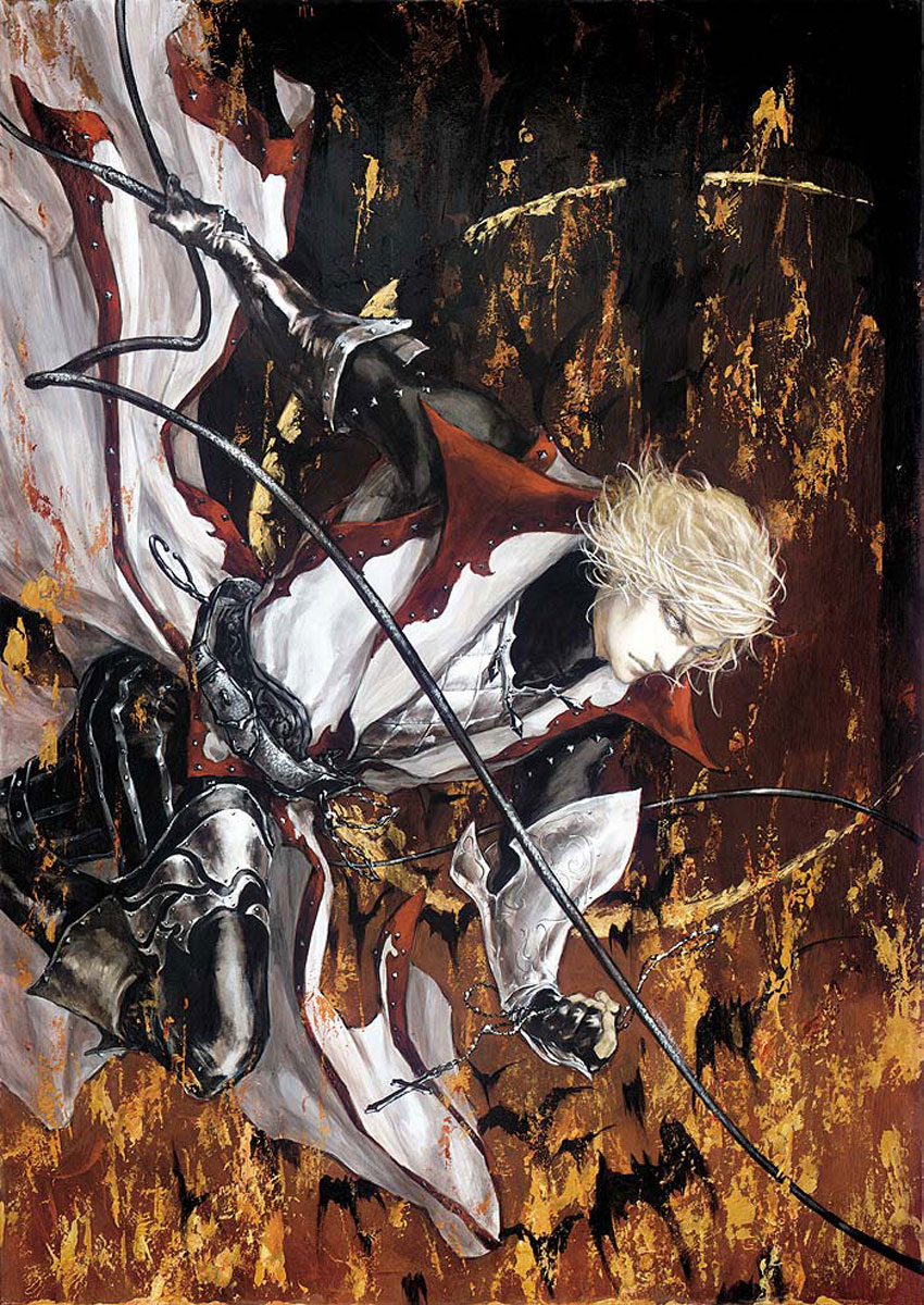 creativeuncut's tweet photo. Leon Belmont promo art and character designs from Castlevania: Lament of Innocence by artist Ayami Kojima. 

More art from the game: https://t.co/VgKQuHH3e4 https://t.co/H0feYaxQVM