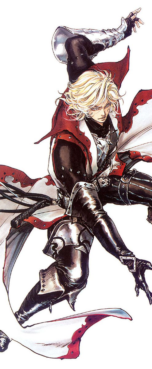 creativeuncut's tweet photo. Leon Belmont promo art and character designs from Castlevania: Lament of Innocence by artist Ayami Kojima. 

More art from the game: https://t.co/VgKQuHH3e4 https://t.co/H0feYaxQVM