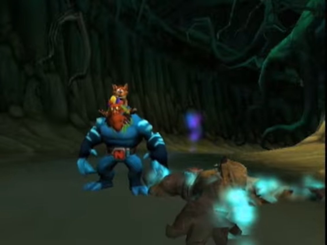 crash_mundo's tweet photo. One of the people working on Crash Twinsanity fan remake (Crash Twinsanity Evolution) found a rare video of a very early beta version of Crash of the Titans. 

The video dates back to September 2006, when the game was titled Crash Jackin.
#CrashBandicoot https://t.co/EY1BoCP9c7