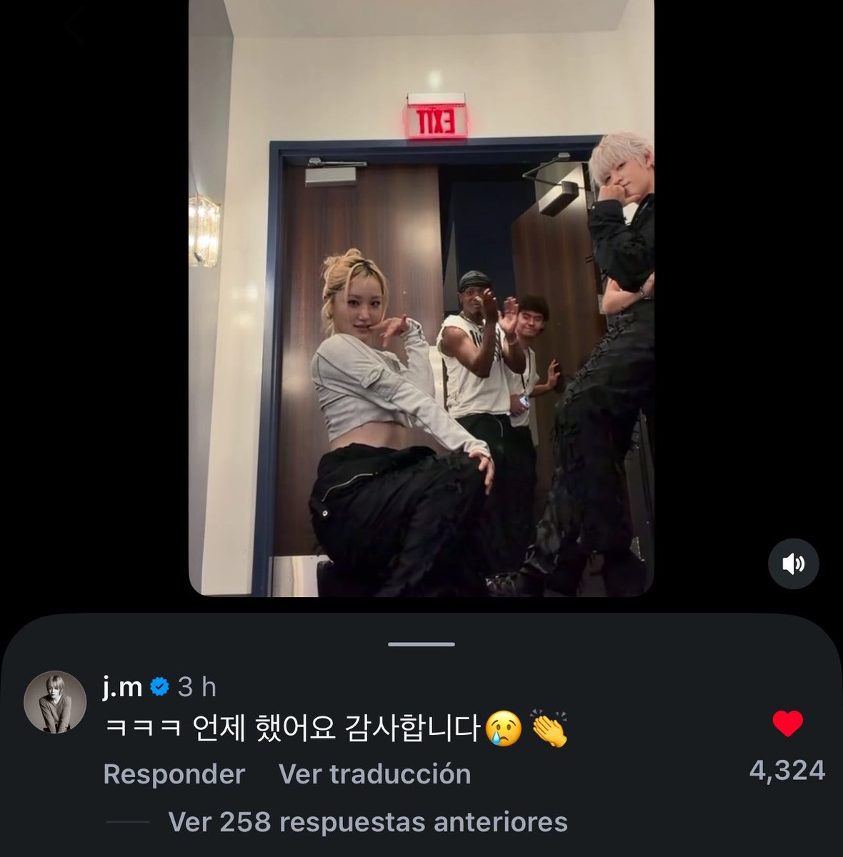 JiminLatinoFB's tweet photo. 🐥: jejeje ¿Cuándo hiciste esto? Muchas gracias 😢👏

Jimin sintiéndose apreciado por los bailarines de respaldo, recreando su primer TikTok 🥹 me causa tanta ternura que el vea, tanto aprecio por el.

WE LOVE YOU JIMIN https://t.co/vk5kE8QARr