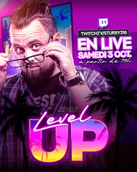 Dams_Chevallier's tweet photo. La Khao Wrestling présente Level Up demain ! Préparez-vous à une soirée d'action explosive. #KhaoWrestling #CatchFrancais #LevelUp
Vous ne pouvez pas être présent dans la salle ? Aucun problème ! Rendez-vous en direct sur la chaîne Twitch de Sturry https://t.co/QRHMs4YRog