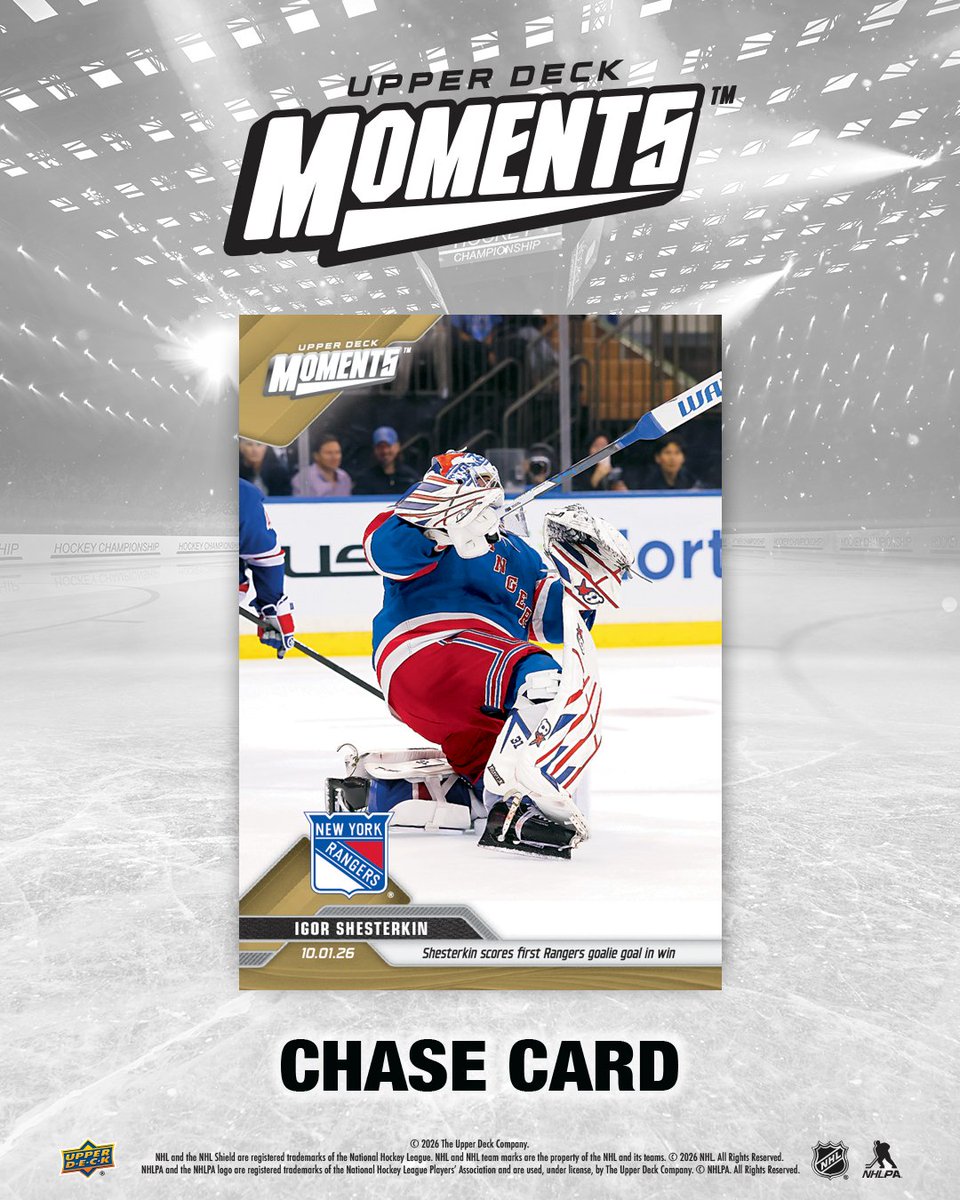 UpperDeckSports's tweet photo. Igor is the King of New York 👑

Collect the moment with Upper Deck Moments cards, exclusively on e-Pack! With every purchase of a base card, you have a chance to pull a Gold Parallel. At the end of the sales window, you'll also have the chance to be dropped a bonus card directly into your e-Pack account! #CollectTheBest