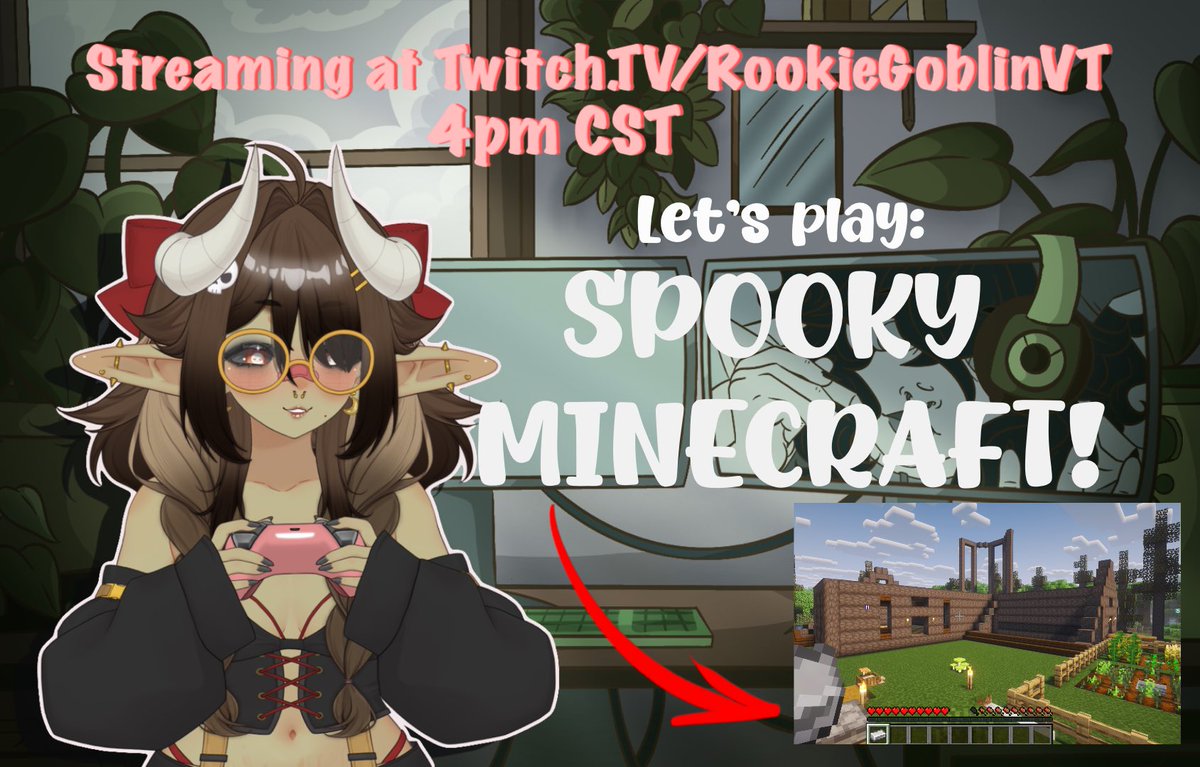RookieGoblinVT's tweet photo. We’re building a haunted mansion! Come join us! 💚

https://t.co/Ty6sYvYhdw https://t.co/yiIiVA9QMh