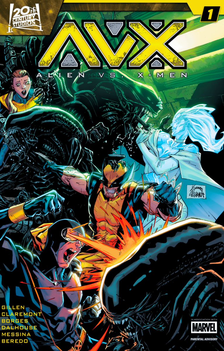 RetroCheating's tweet photo. It's Game Over, My X-Men! Game Over! haha #AlienvsXMen #Alien #XMen #MarvelComics #Comics https://t.co/KWJgzMMlN8
