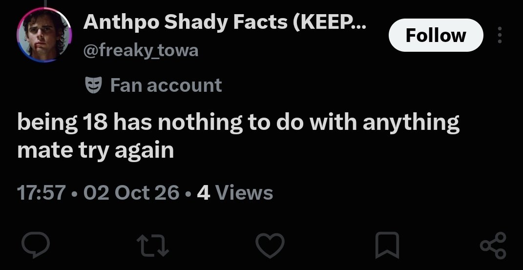 indianloli's tweet photo. No I fear if you're 18 you should know that pedophilia is a mental disorder that isn't characterized by being a darkshipper https://t.co/GWUDAvt9Bi