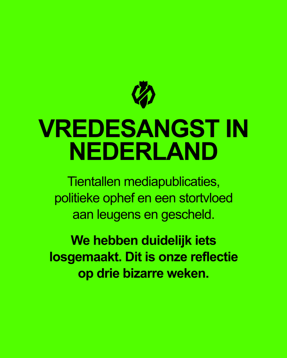 vredesbeweging_'s tweet photo. Tientallen mediapublicaties, politieke ophef en een stortvloed aan leugens en gescheld. We hebben duidelijk iets losgemaakt met #stopdeoorlogskoorts

Dit is de reflectie van Stop de Oorlogskoorts op drie bizarre weken.👇 (1/7) https://t.co/4keOMQ4AlB