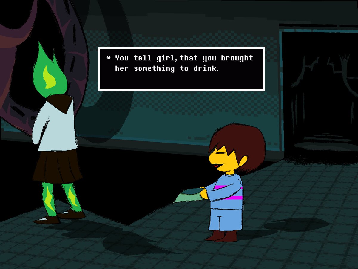 MrBlock36291260's tweet photo. I'll make the colorful version, isn't Frisk so nice?
#Undertale #Undertalefanart #Frisktober @LazyNick5 https://t.co/C2GVY88J0T