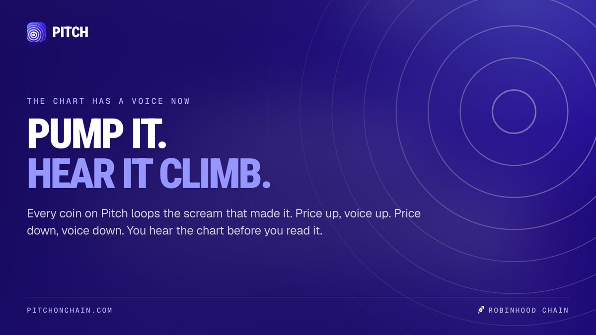 pitchonchain's tweet photo. the chart has a voice now.

price up, voice up. price down, voice down.
open any coin and turn the sound on.

https://t.co/xn5tNKHjn3 https://t.co/m1YZVzMpam