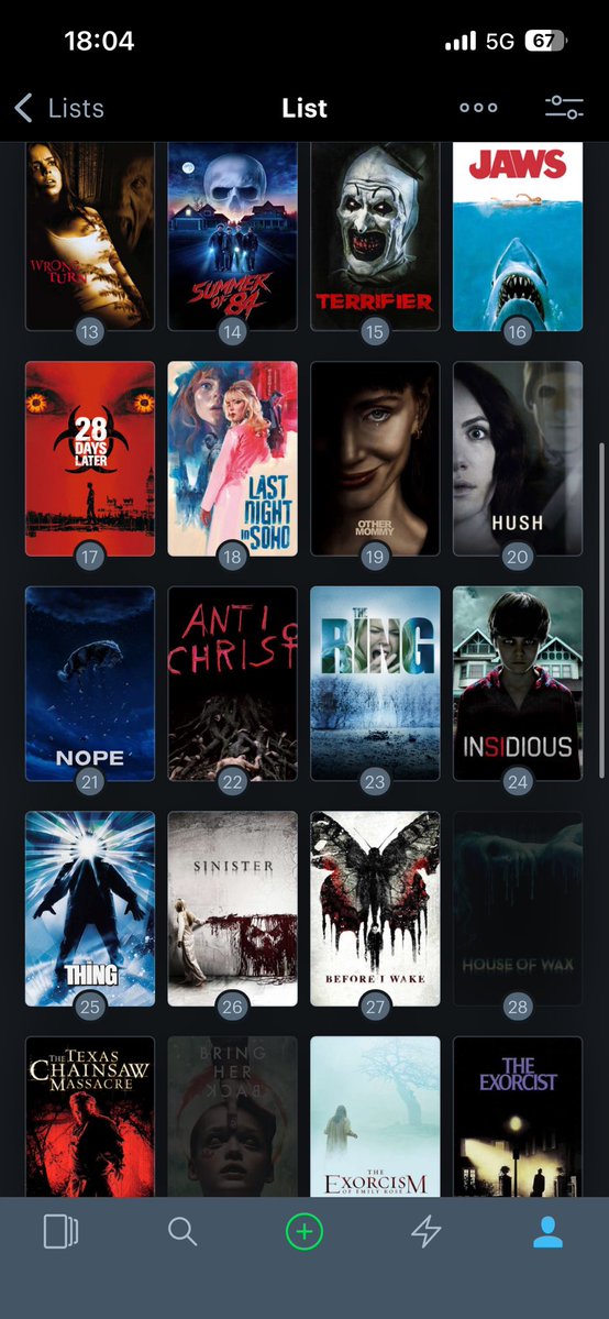 Paranaibamath's tweet photo. @mxrphycstellan Eu fiz pensando em desafios para ser completados… e acabou que no último de “escolhido por amigo” eu peguei vários filmes então a lista tem mais de 31 kkkkkkkk https://t.co/6AoD3qXcrJ