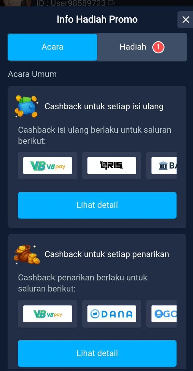 Mama_Vitta's tweet photo. Donwload dan daftar aplikasi game nya yaa.. 
Mainkan game nya banyak event bonusnya, untuk pengguna Baru Daftar dapat BonusSaldo 10K
Isi ulang Depositt harian bonus 20%

👇👇👇👇

https://t.co/pOBTiQdcjR

. https://t.co/6tc0qwoKWF