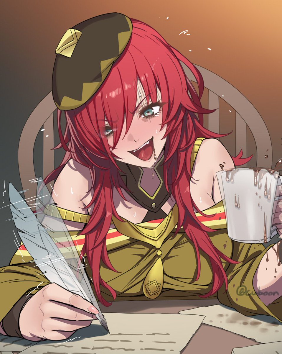 SterlingHeroine's tweet photo. She is going to write SO much lewd material.

And you, are going to help.

"Hurry! Hurry. Quickly undress and let me use you as inspiration. Play with yourself, like the good humans you are! Show your body's pleasure!" https://t.co/yGA0fYKE2w