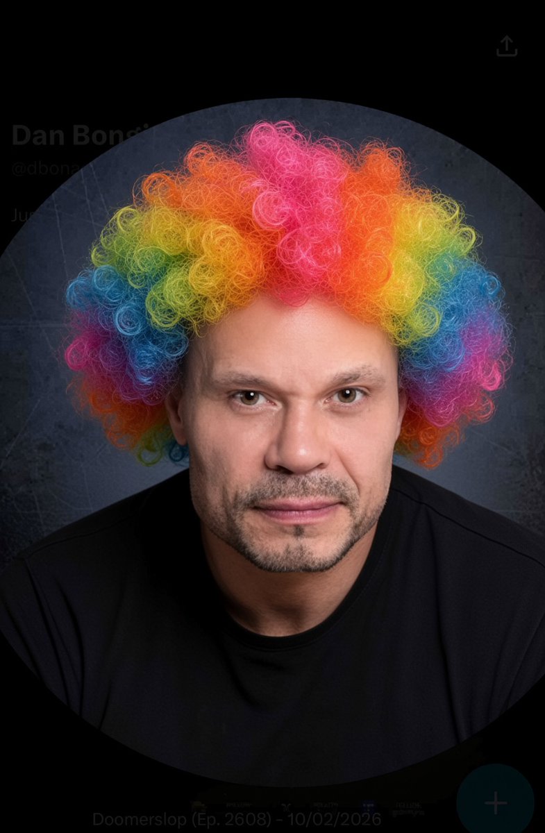 Cumboocha711's tweet photo. @dbongino Clowngino https://t.co/TlTr45wDWA