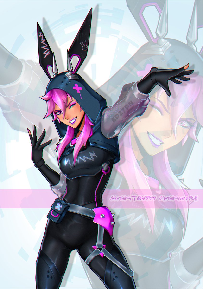 KD27DN's tweet photo. Nightburn '𝓬𝓾𝓽𝓮' Highwire🐰 🌅
           [ but with the jubilee pose 😊]

#fortnite #highwire https://t.co/xh0ZDrcBjy