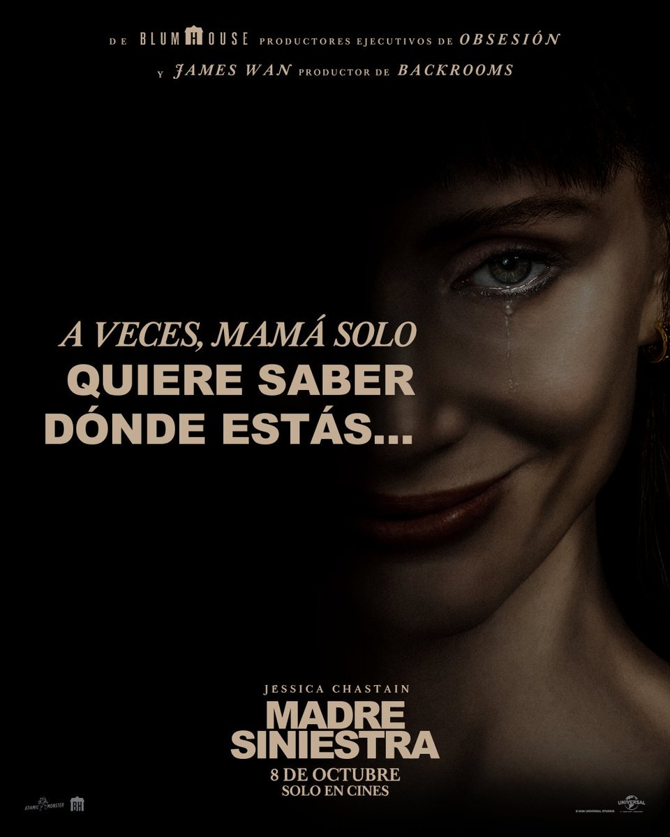 UniversalMX's tweet photo. Una mamá siempre quiere saber dónde estás. Pero… ¿qué pasa cuando nunca puedes escapar de ella? #MadreSiniestra, 8 de octubre, solo en cines. https://t.co/KO3wGWXgiS