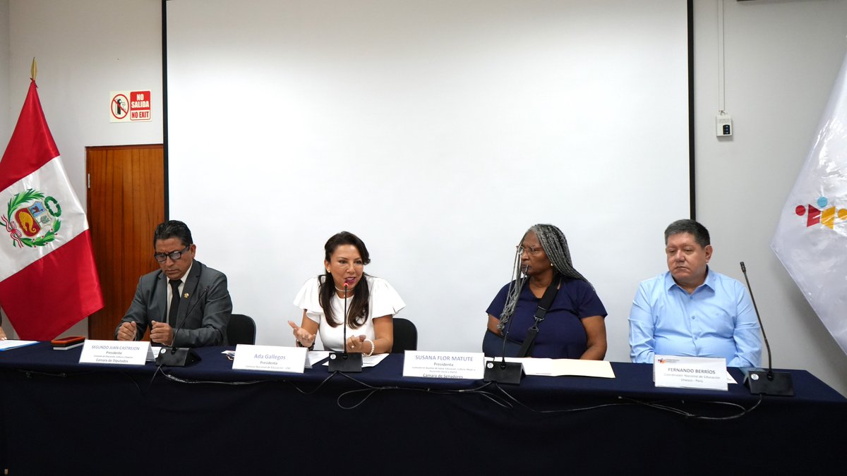 cneperu's tweet photo. #NotadePrensa | Presidentes de las Comisiones de Educación del Senado y de la Cámara de Diputados destacan la importancia del Consejo Nacional (CNE) de Educación como actor técnico especializado

📰➡️ https://t.co/zBSMakh6Y8 https://t.co/JW8LO77EAC