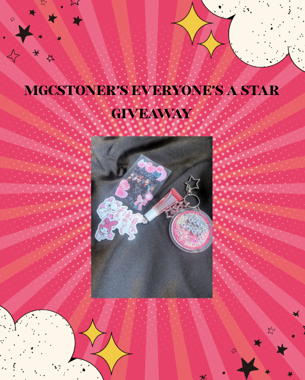 mgcstoner's tweet photo. EVERYONE'S A STAR TOUR GIVEAWAY ⭐️🩷🪩
have fun, be kind to each other, and good luck!! https://t.co/uplM99BbtF