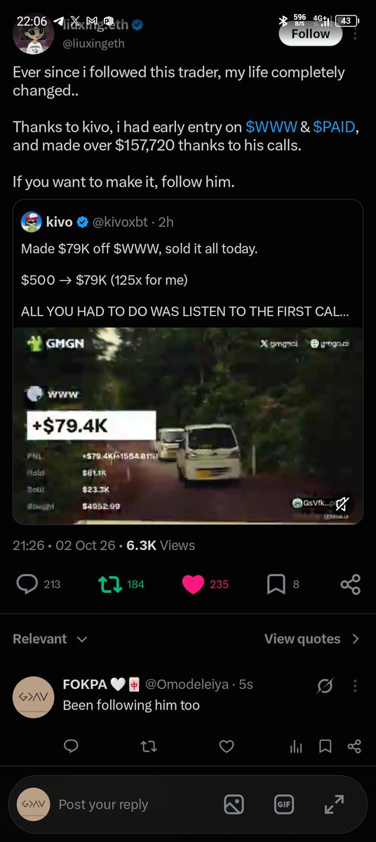 Omodeleiya's tweet photo. @garnachoszn17 Would be glad to get my first win 🤞🥹

Bf4ur6AniGEAWuzF5jXYXL4Hxk1opYfeqzqePjczxzNM https://t.co/eNmRedrTUG