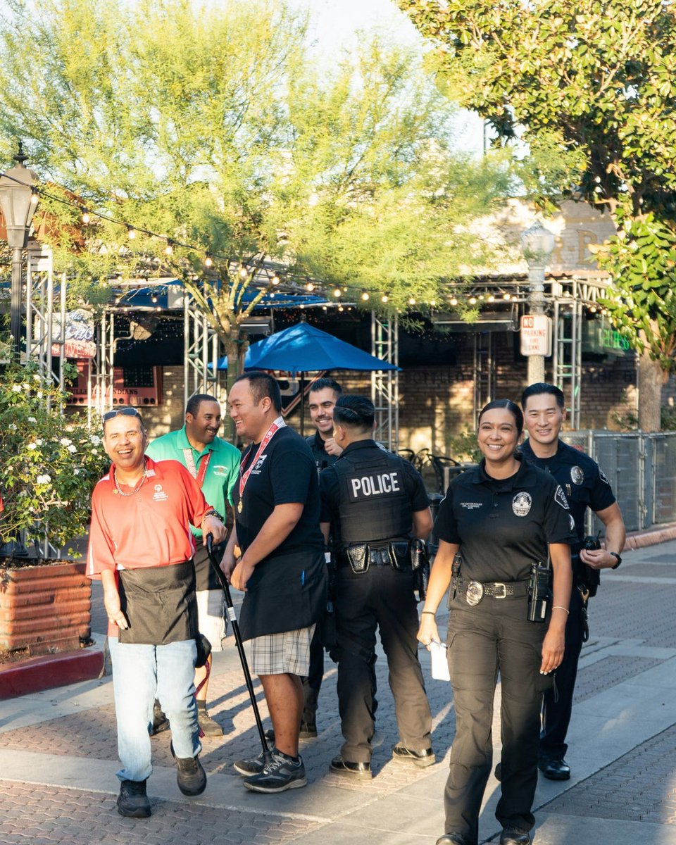 FPDPIO's tweet photo. You brought the appetite—and the generosity! 🍽️💙

Thank you to everyone who joined the Fullerton Police Department earlier this week at Heroes Bar & Grill for our Tip-A-Cop fundraiser supporting Special Olympics Orange County!

Our officers teamed up with Special Olympics athletes to serve up good food and great company. Together, you helped raise more than $3,000 to support local athletes and opportunities to train, compete, and shine! 🎉

A big thank-you to our athlete partners and Heroes Bar & Grill for helping make the evening a success—and to everyone who dined, donated, and cheered us on. 🙌

See you next year for another helping of giving back!