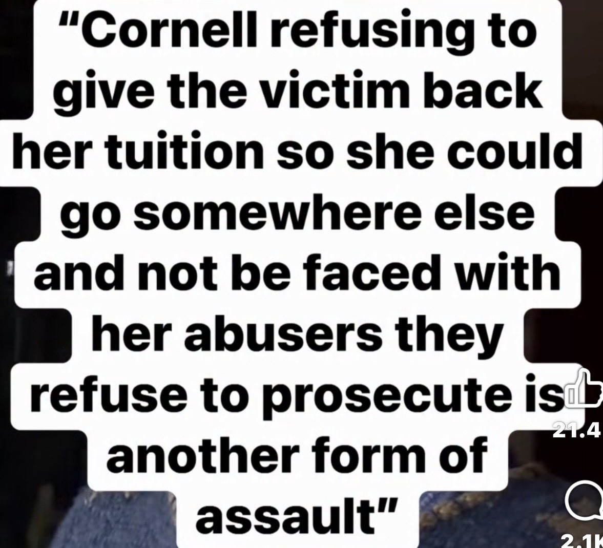 michaelt5656's tweet photo. Cornell University has proven they don’t give a damn about their students. https://t.co/sF1iGY071p